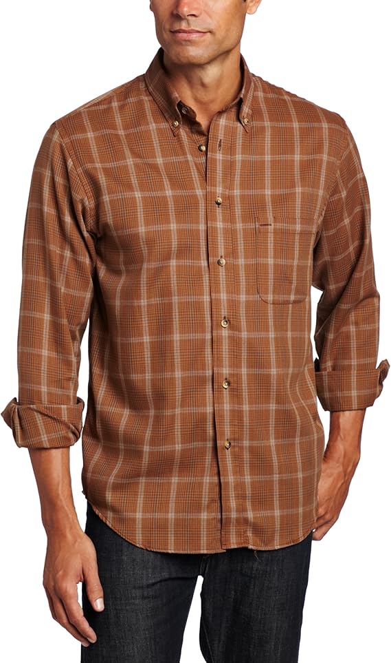 arrow 男式传统梭织衬衫